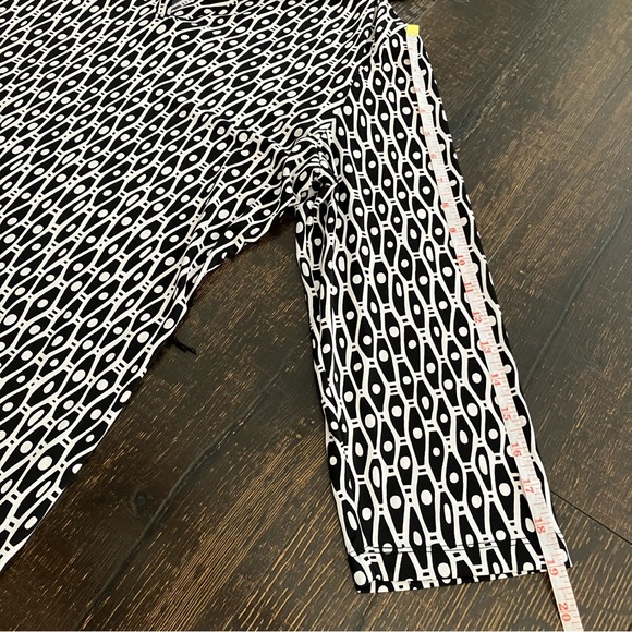 DS Italy | Black & White midi dress - Picture 10 of 12